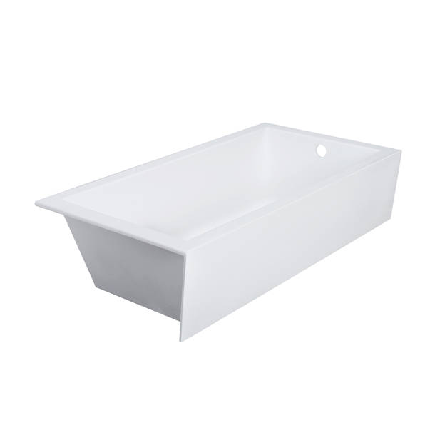 Clarke Products Sparta 60'' x 32'' Drop In Soaking Solid Surface